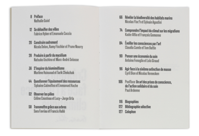 Sommaire du livre